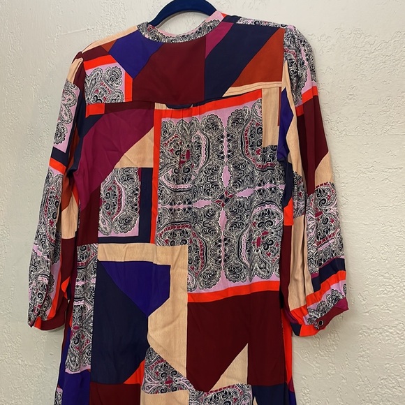 Anthropologie Maeve Taryn Patchwork Tunic Dress - Picture 8 of 10
